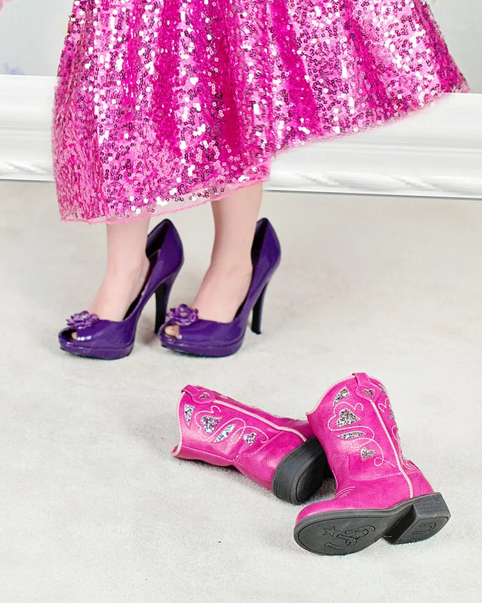 Buy Disney Princess Shoe Set -- 4 Deluxe Dress Up Pairs for Girls Toddlers,  Shoe Boutique (Elsa, Anna, Ariel, Rapunzel) (4 Pairs, Super Set) Online at  desertcartINDIA
